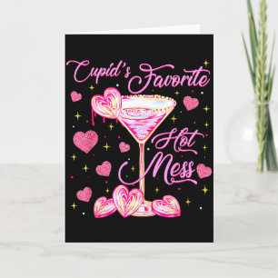 Carte Cupids Hot Mess Coquette Saint-Valentin Martini Sa