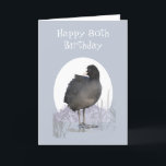 Carte Custom 80th Birthday "Old Coot" Funny Bird Humor<br><div class="desc">Custom 80th Birthday "Old Coot" Funny Bird Humor</div>
