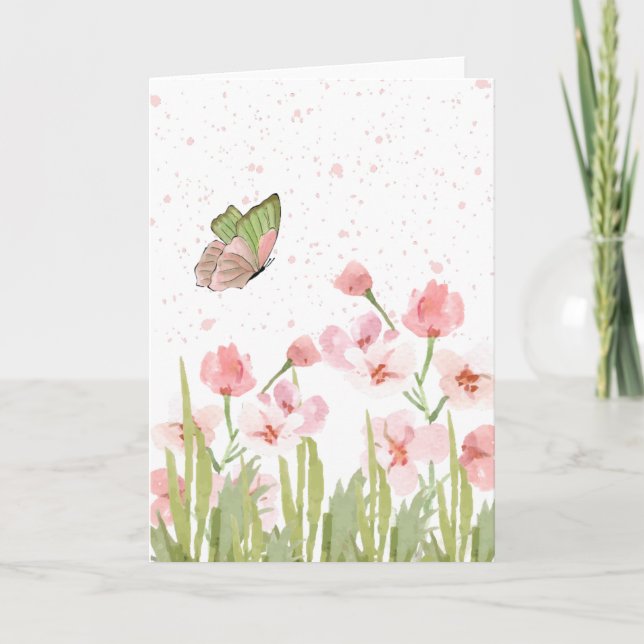 Carte Custom Folded Greeting Card (Devant)