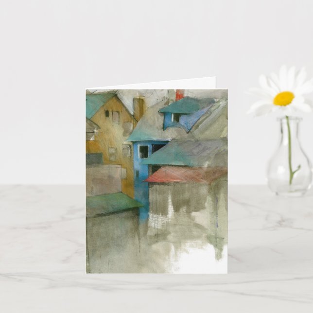 Carte Custom Folded Note Card (Petite plante)