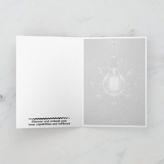 Carte Custom Motivational Quote Card