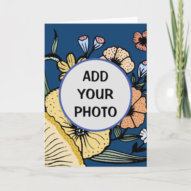 Carte Custom Photo, Birthday card, custom Card (Devant)