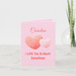 Carte Custom Sweet Valentine’s Day Card