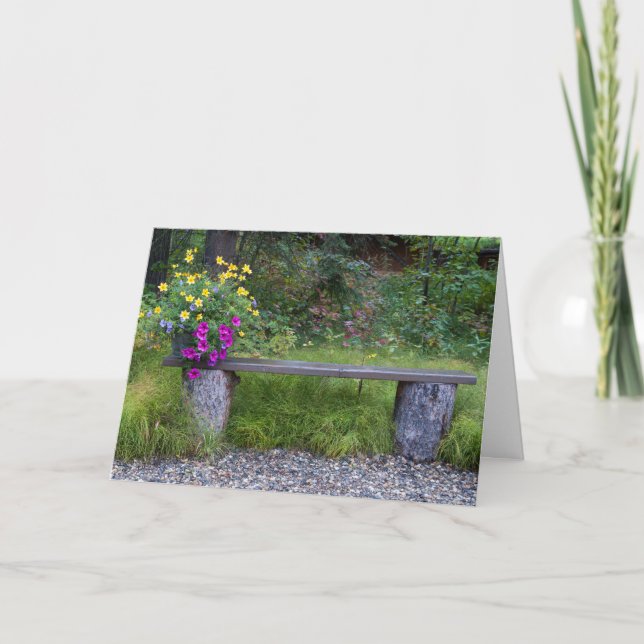 Carte Custom Thinking of You Rustic Florals Photo (Devant)