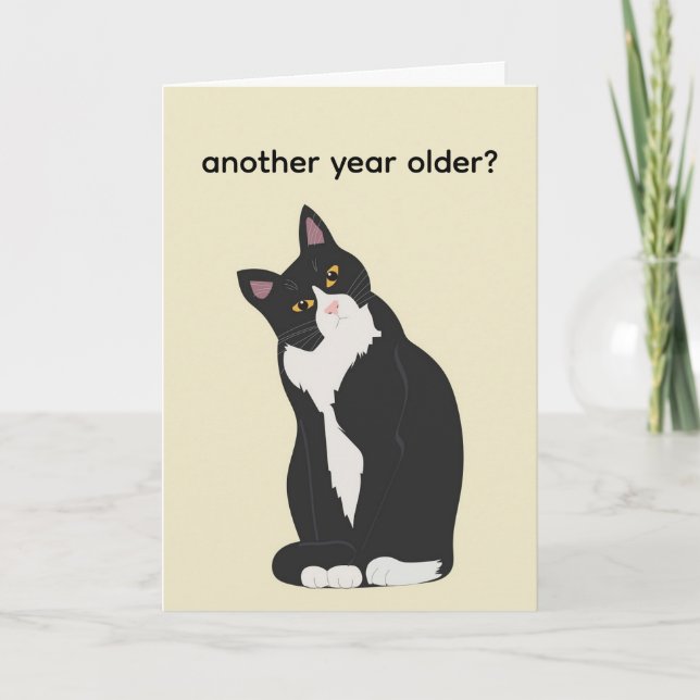 Carte CUSTOM une autre année plus vieille anniversaire  (Devant)