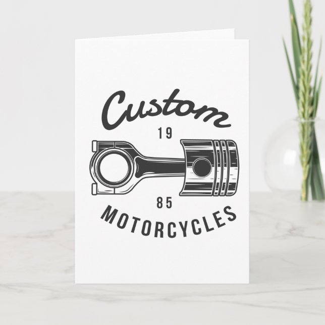 Carte Custome Motorcycles (Devant)