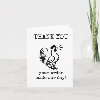 Carte Customer Thank You, Appreciation, Cute