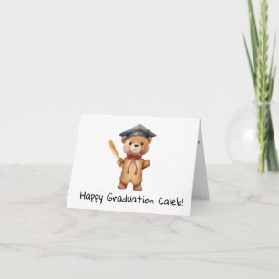 Carte Customisé Teddy Bear Maternelle