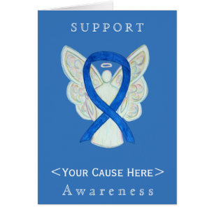 Carte Customisée d'angle de ruban bleu de sensibil
