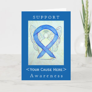 Carte Customisée d'angle de ruban bleu de sensibil