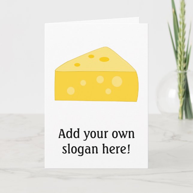 Carte Customiser ce graphique Big Cheese (Devant)