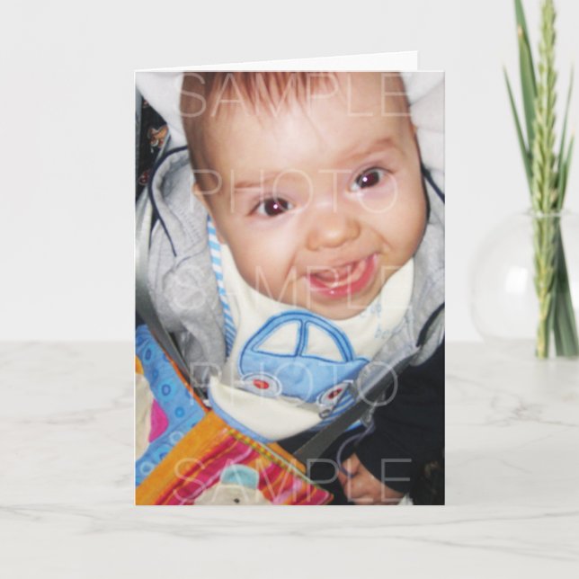 Carte Customisez-le avec votre photo (Devant)