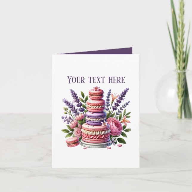 Carte Cute bakery cookies customizable  (Devant)