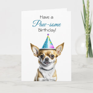 Carte Cute Chihuahua Puns Anniversaire