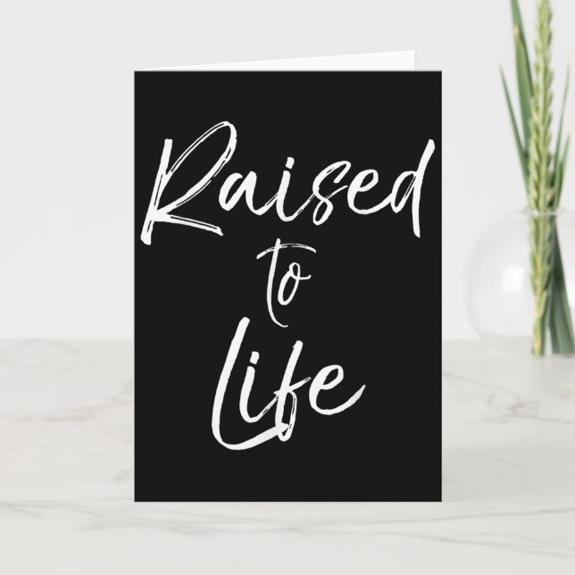 Carte Cute Christian Baptism Gift For New Believers Rais (Devant)