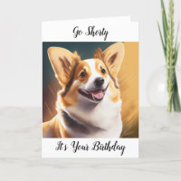 Cute Corgi Pun Anniversaire