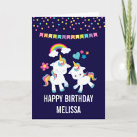 Cute Dancing Unicornes Magique Arc-en-ciel & Étoil