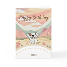 cute dog happy birthday