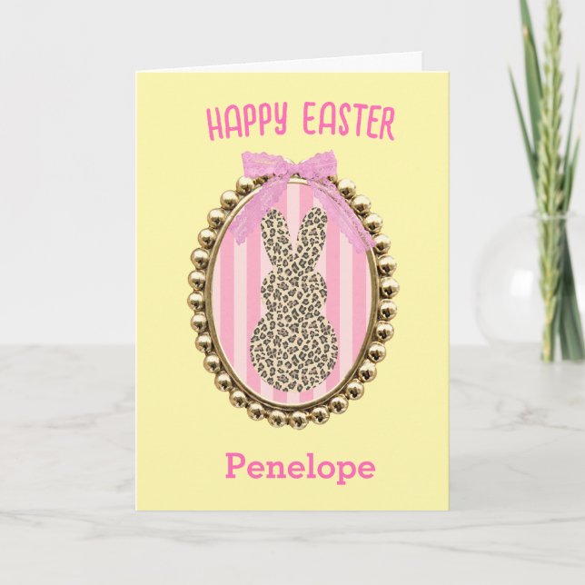 Carte Cute Easter Bunny  (Devant)