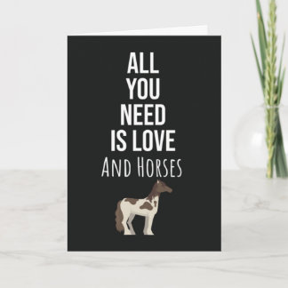 Carte Cute Equine Cards Horse Equestrian Pony Animal