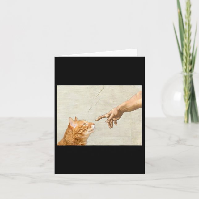 Carte Cute esthétique drôle Chat Art Graphique Y2k Ado f (Devant)