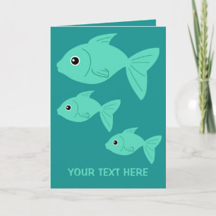 Carte Cute Fish custom