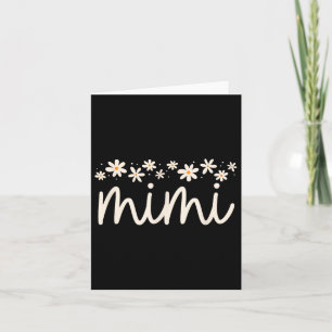 Carte Cute Floral Daisy Mimi Fête des mères Grand-mère P