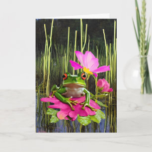 Carte Cute Frog Pun Toad Amitié Thématique