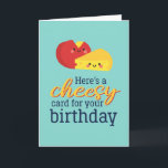 Carte Cute Fromage Alimentation Pun Funny Cheesy Anniver<br><div class="desc">Carte d'anniversaire drôle et mignonne pour ceux qui aiment les puns et l'humour. Une façon idéale de souhaiter un joyeux anniversaire à vos amis et à votre famille. Visitez notre magasin pour plus de collection de cartes d'anniversaire. Vous y trouverez des cartes d'anniversaire cool, humoristiques et parfois sarcastiques pour votre...</div>