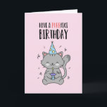 Carte Cute Funny Amoureux des chats Kitten Pun Purrfect<br><div class="desc">Carte d'anniversaire drôle et mignonne pour ceux qui aiment les puns et l'humour. Une façon idéale de souhaiter un joyeux anniversaire à vos amis et à votre famille. Visitez notre magasin pour plus de collection de cartes d'anniversaire. Vous y trouverez des cartes d'anniversaire cool, humoristiques et parfois sarcastiques pour votre...</div>
