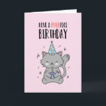 Carte Cute Funny Amoureux des chats Kitten Pun Purrfect<br><div class="desc">Carte d'anniversaire drôle et mignonne pour ceux qui aiment les puns et l'humour. Une façon idéale de souhaiter un joyeux anniversaire à vos amis et à votre famille. Visitez notre magasin pour plus de collection de cartes d'anniversaire. Vous y trouverez des cartes d'anniversaire cool, humoristiques et parfois sarcastiques pour votre...</div>