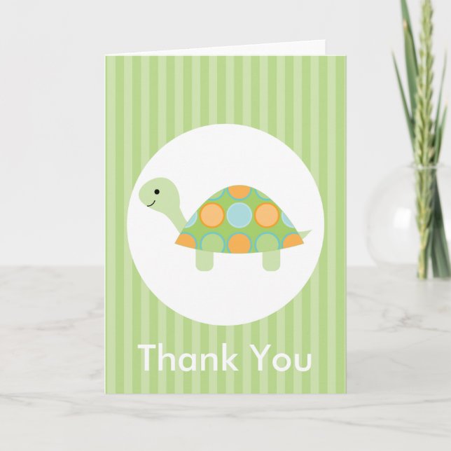 Carte Cute Funny Turtle (Devant)