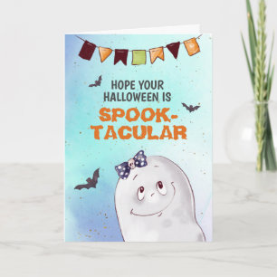 Carte Cute Ghost Spooktacular Halloween