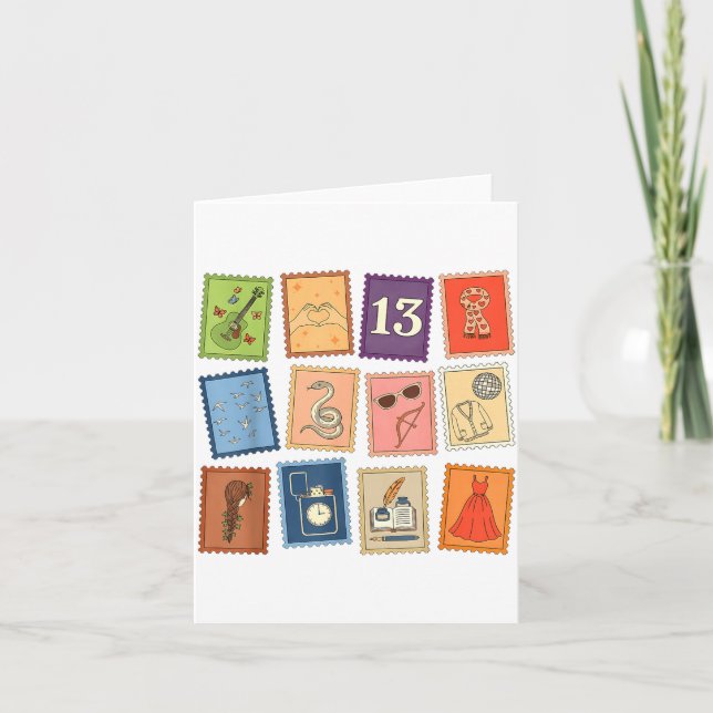 Carte Cute Girly Christmas Pajama Music Album Stamp Aest (Devant)