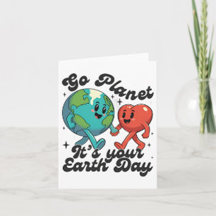 Carte Cute Go Planet Son Jour des terres 2025 Enseignant