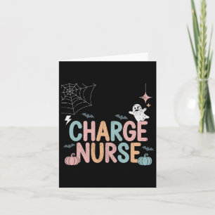 Carte Cute Halloween Charge Infirmière infirmière 1