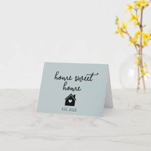 Carte Cute Home Sweet Home Maison