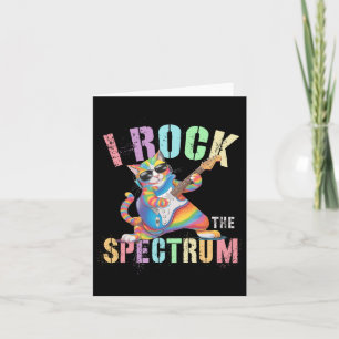 Carte Cute I Rock Le Spectre Autisme Enseignant Stimming