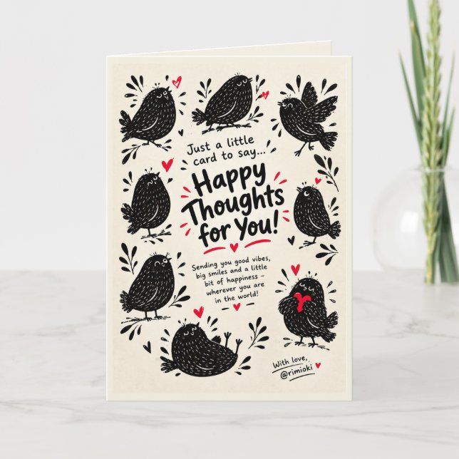 Carte Cute Just Because pour un ami  (Devant)