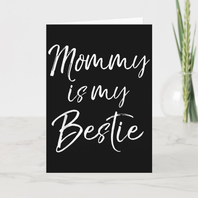 Carte Cute Kids Mom Is My Friend Gift Mommy Is My Ie  (Devant)