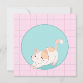 Carte Cute kitty, happy kitty poster