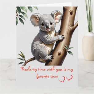 Carte Cute kola-ty kids valentine's day