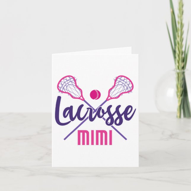 Carte Cute Lacrosse Mimi (Devant)