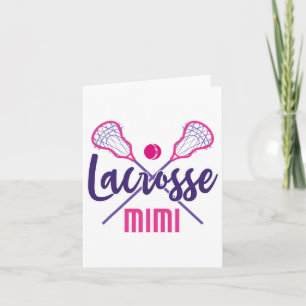 Carte Cute Lacrosse Mimi