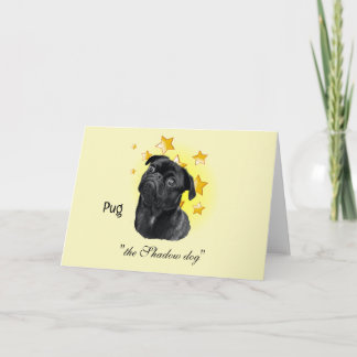 Carte Cute Little Black Carlin est une étoile