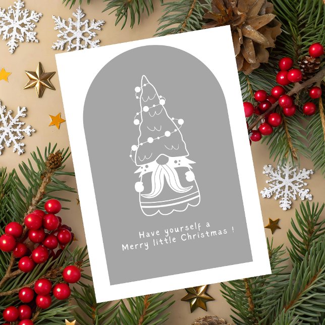 Carte Cute Merry Christmas Greeting Card (Have yourself a Merry little Christmas Card)