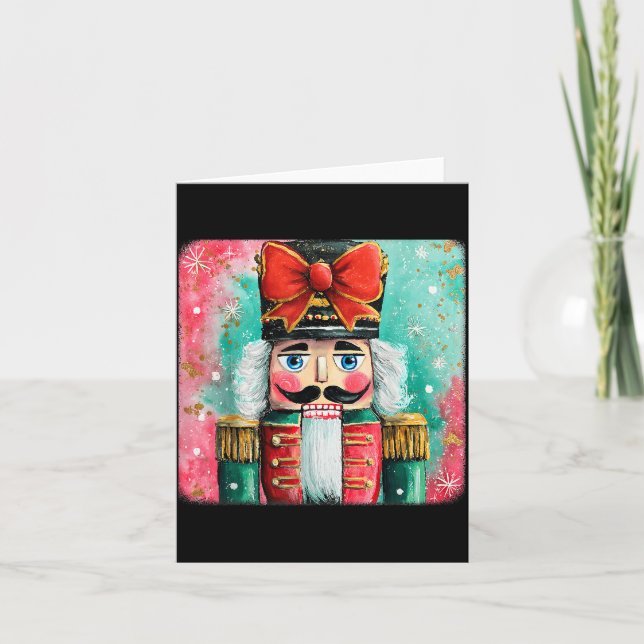 Carte Cute Nutcracker Xmas Bows Christmas Pjs Girl Women (Devant)