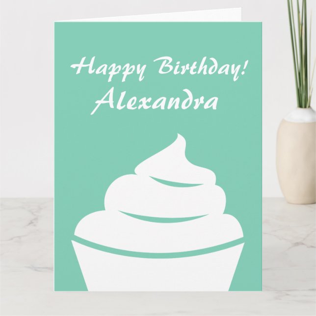 Carte Cute oversized Birthday card for women and girls (Devant)