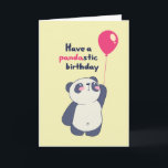 Carte Cute Panda Pun Pandastic Anniversaire Funny Annive<br><div class="desc">Carte d'anniversaire drôle et mignonne pour ceux qui aiment les puns et l'humour. Une façon idéale de souhaiter un joyeux anniversaire à vos amis et à votre famille. Visitez notre magasin pour plus de collection de cartes d'anniversaire. Vous y trouverez des cartes d'anniversaire cool, humoristiques et parfois sarcastiques pour votre...</div>