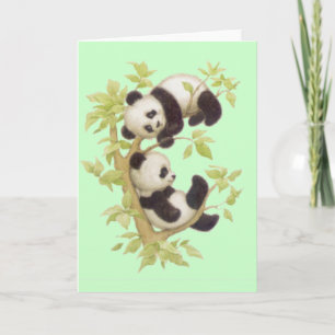 Carte Cute Pandas